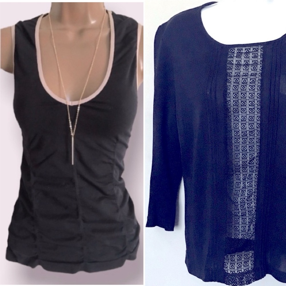 2 Black Tops 1 BCBG 1 Pararell
